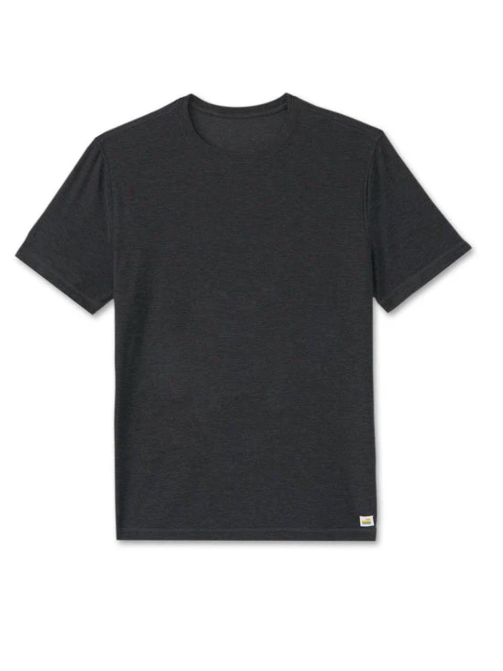 VUORI STRATO TECH TEE CHARCOAL HEATHER MENS SZ M